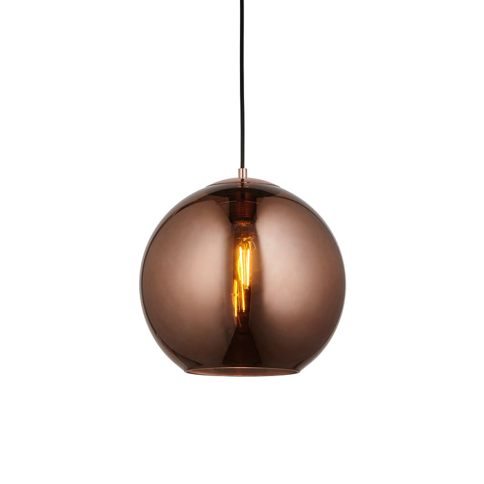 Boli Ceiling Pendant Light In Black & Copper (1) (BACK IN STOCK 15/05/24)