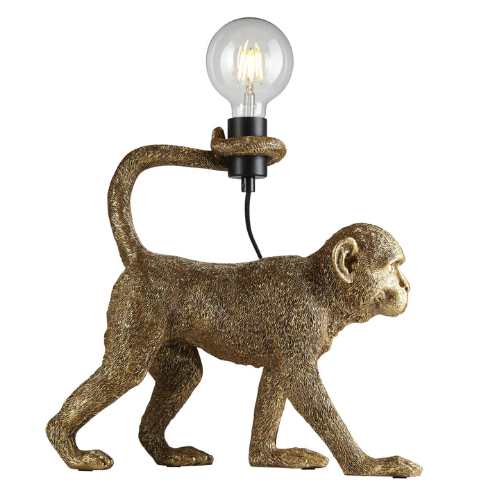 Capuchin Table Lamp in Gold