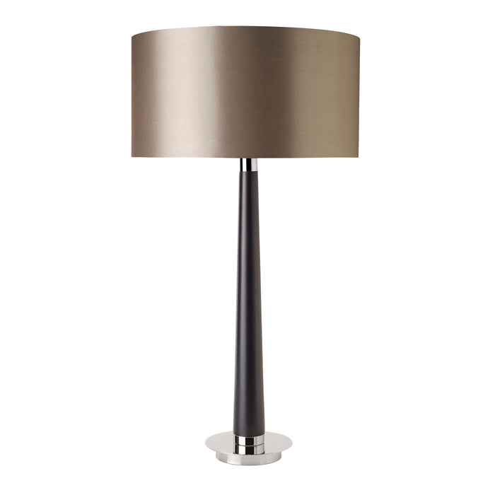 Corvina Walnut & Silver Table Lamp