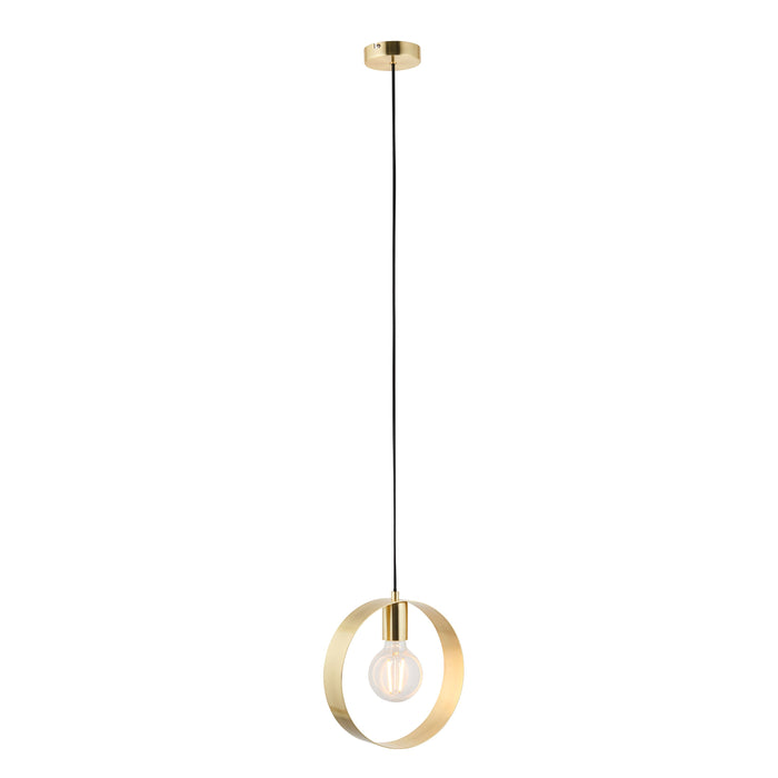 Hoop 1 Pendant Light in Brushed Brass