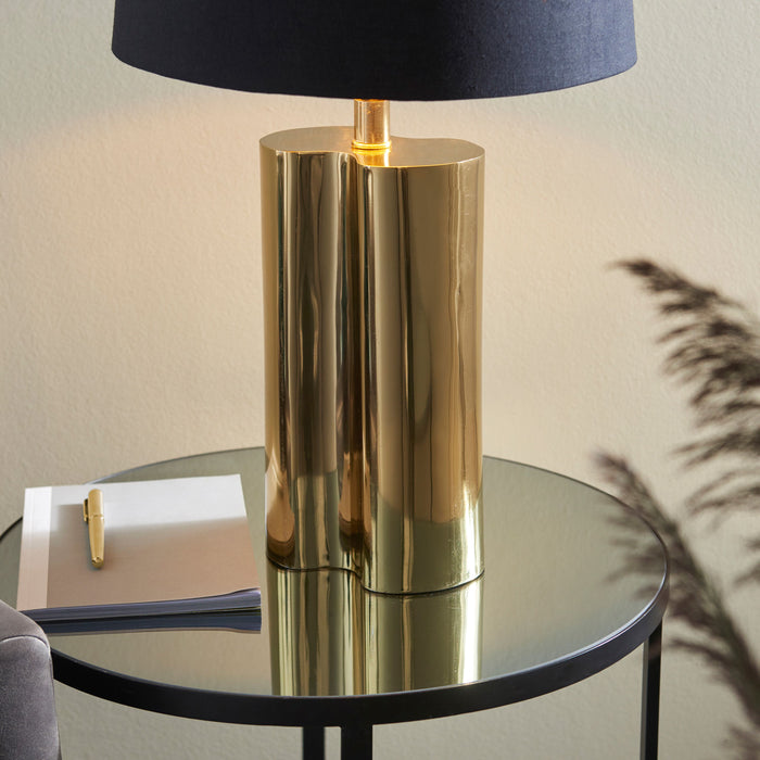 Calan Black & Gold Table Lamp