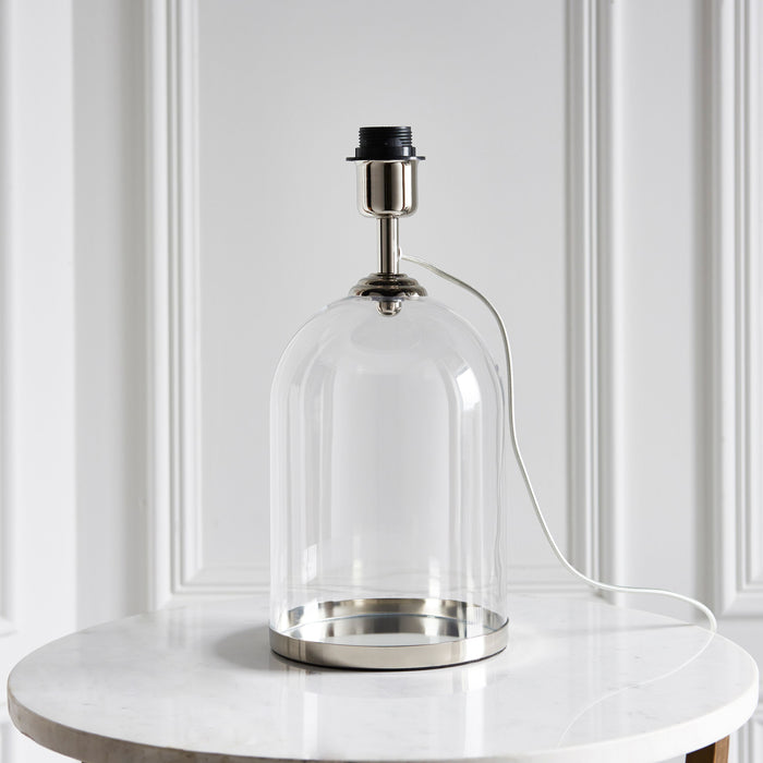 Dinton Clear Glass Table Lamp