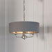 Highclere 3 Pendant Light Extra Long in Antique Brass