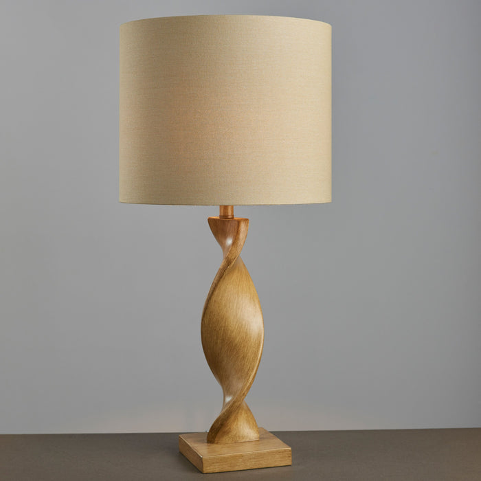 Abia Oak Table Lamp