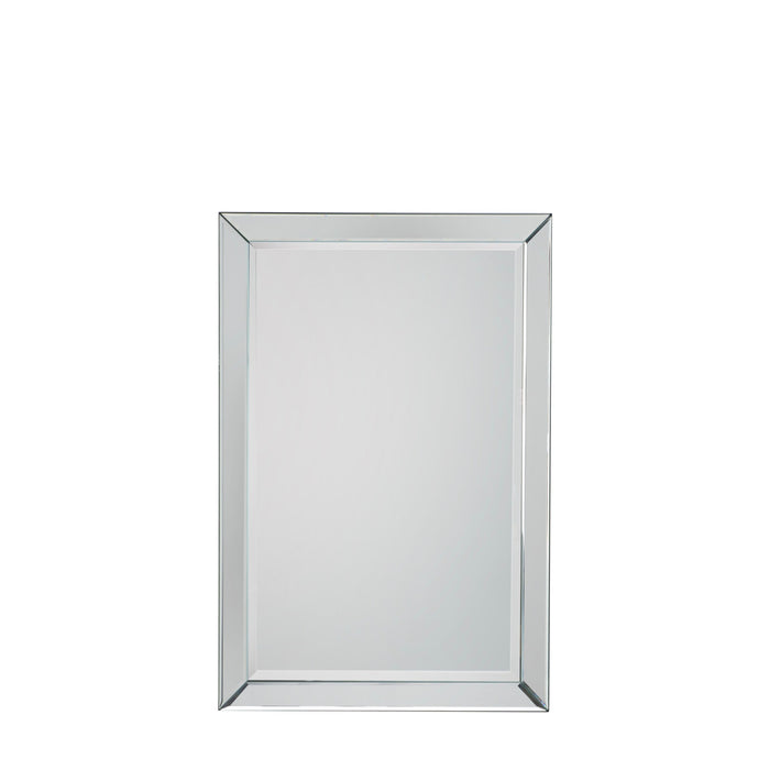 Matilde Wall Mirror Small, Metal Frame, Silver