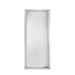 Matilde Rectangular Wall Mirror, Large, Metal Frame, Silver