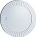 Layla Round Wall Mirror Large, Silver, Frameless
