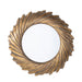 Verona Round Wall Mirror, Decorative Frame, Gold, 100cm
