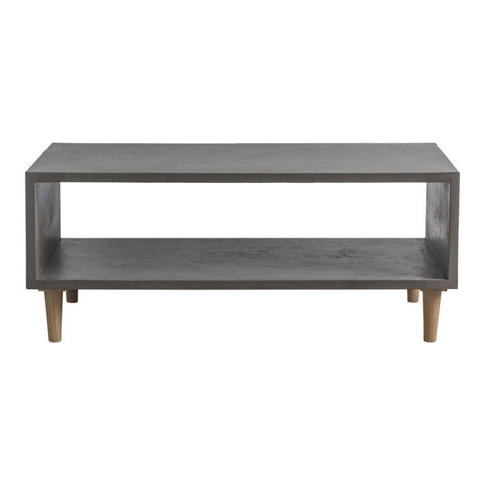 Laura Coffee Table, Concrete Effect Wooden