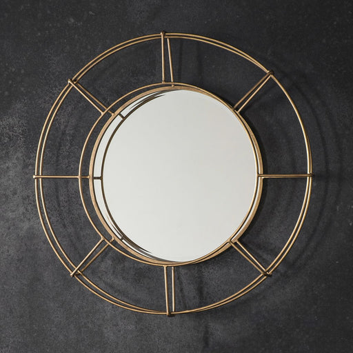 Zara Decorative Glass/Metal Mirror In Gold