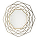 Ayla Decorative Glass/Metal Mirror In Gold
