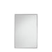 Willow Rectangle Wall Mirror, Small, Metal, Black Frame