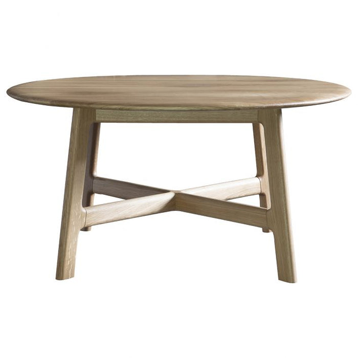 Naples Coffee Table, Round, Solid Oak