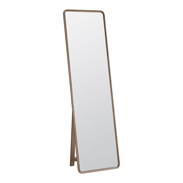 Darcy Wooden Wall Mirror, Rectangle Frame, Natural 