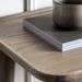 Alessia Wooden Console Table, Solid Grey Oak