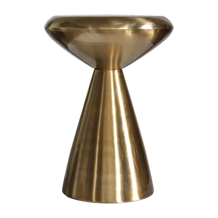 Amalia Side Table, Metal, Gold