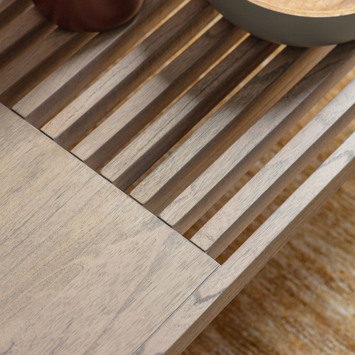 Hayami Coffee Table, Weathered, Natural Ash Wood
