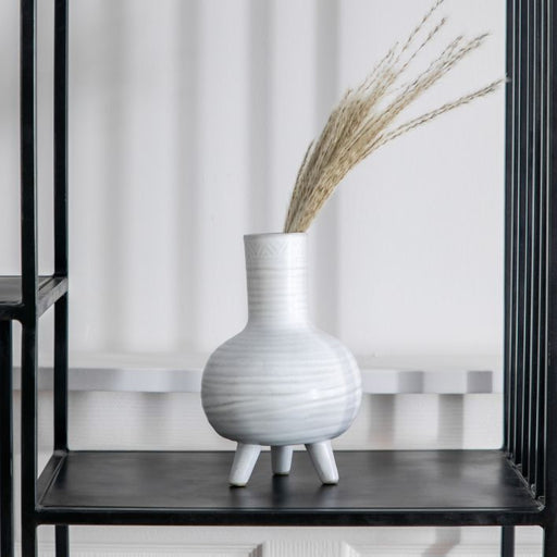 Calista Large Vase, White, Porcelain