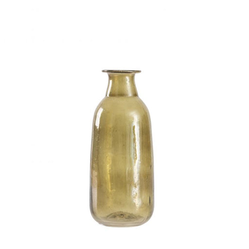 Burwell Bud Glass Vase, Green
