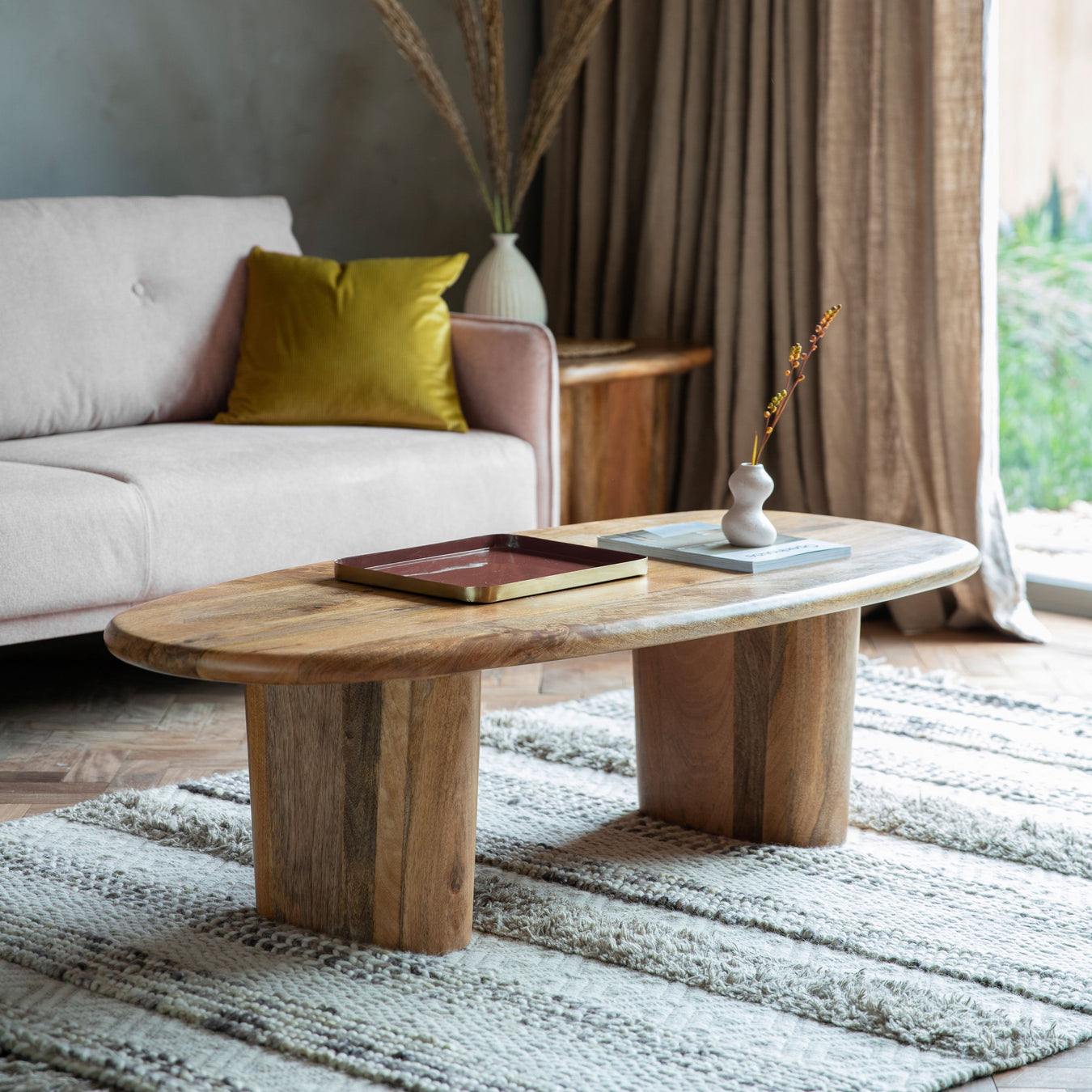 Nurgano Natural Solid Mango Wood Furniture Collection
