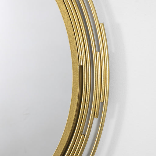 Eleonora Decorative Metal Wall Mirror In Gold