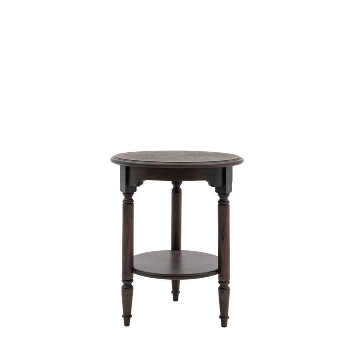Gaia Side Table, Coffee Table, Solid Walnut, Round Top