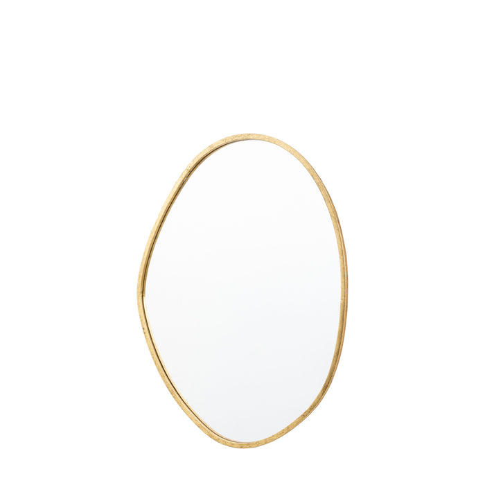 Ludovica Large Decorative Metal Wall Mirror in Gold