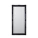 Bruna Wooden Floor Mirror, Large, Rectangular, Black Frame