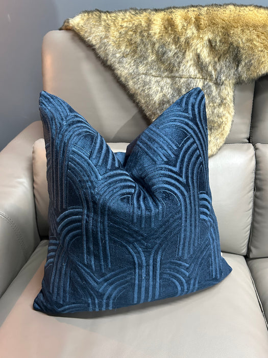 Lalique Chair & Sofa Cushion - Blue - 45 x 45 cm
