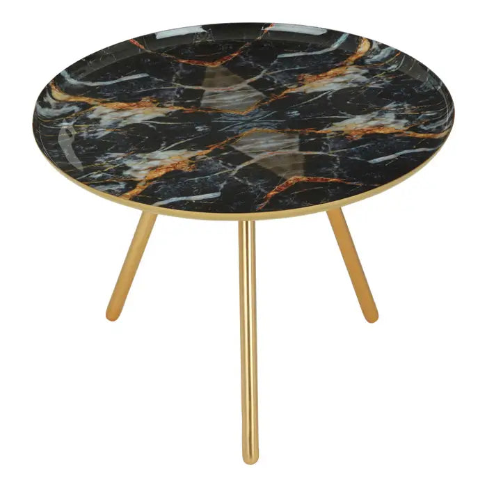 Marlox Faux Marble Side Table