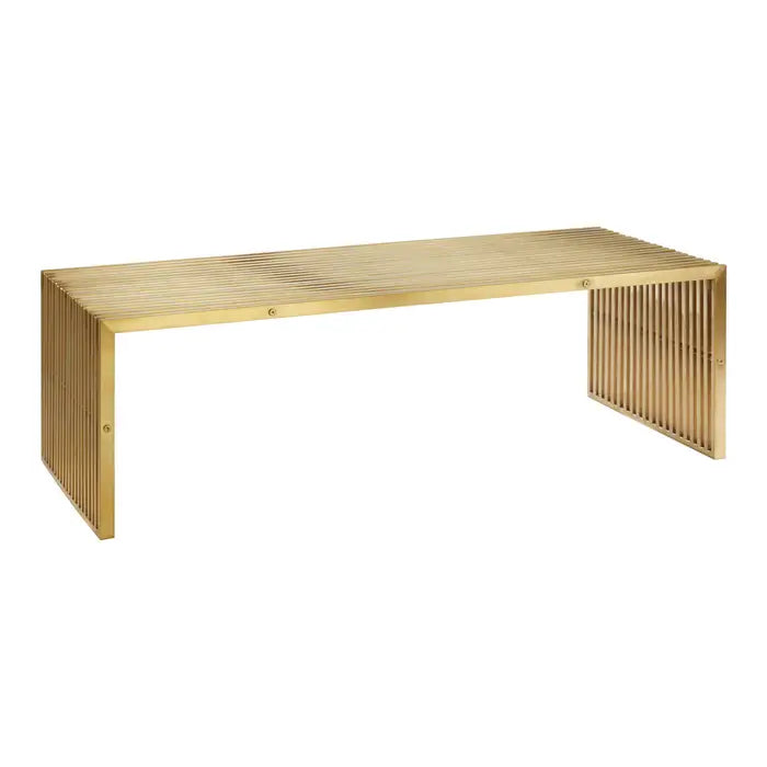Horizon Coffee Table, Stainless Steel, Gold