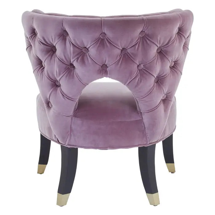 Villi Lilac Velvet Accent Chair
