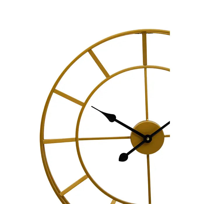 Cambridge Round Wall Clock, Skeleton, Gold