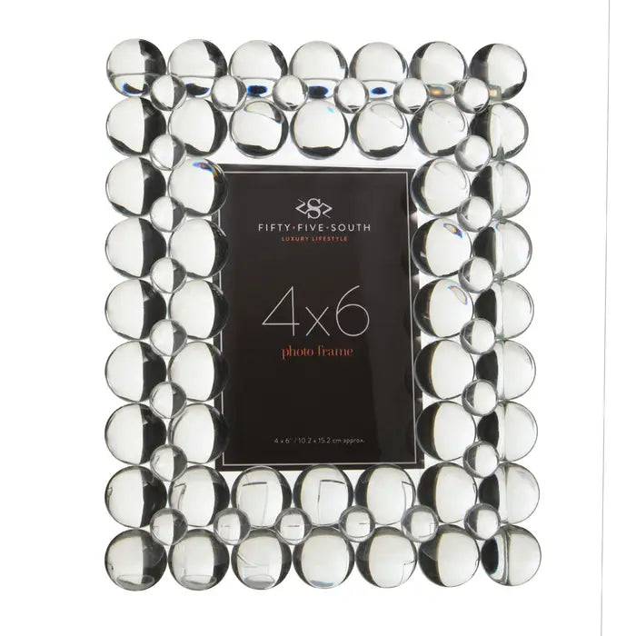 Carrie 4In X 6In Crystal Bubble Photo Frame