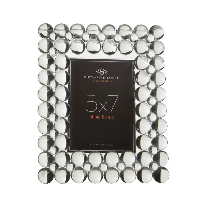 Carrie 5In X 7In Crystal Bubble Photo Frame