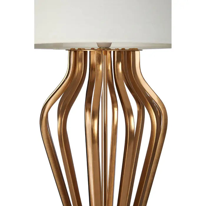 Zada Gold and Black Angular Table Lamp