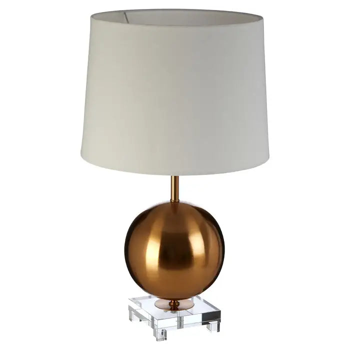 Zena Gold Sphere Table Lamp