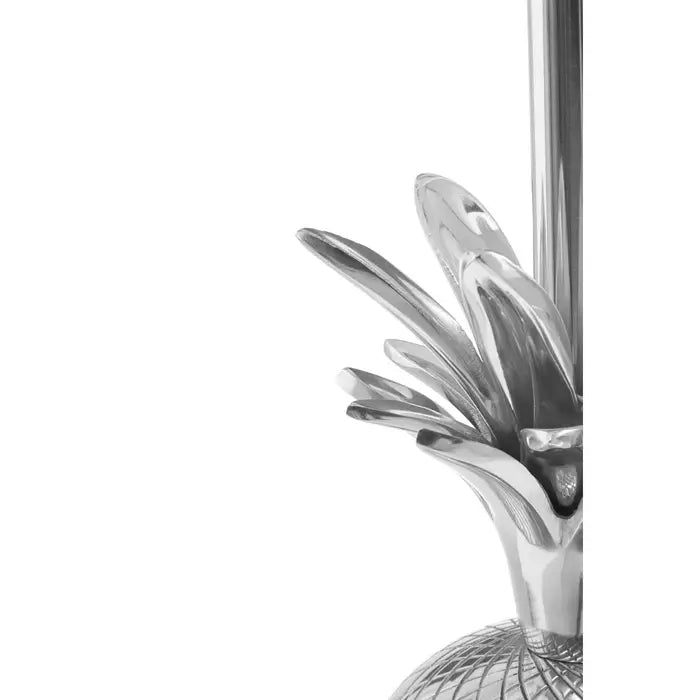 Boho Nickel Finish Pineapple Table Lamp