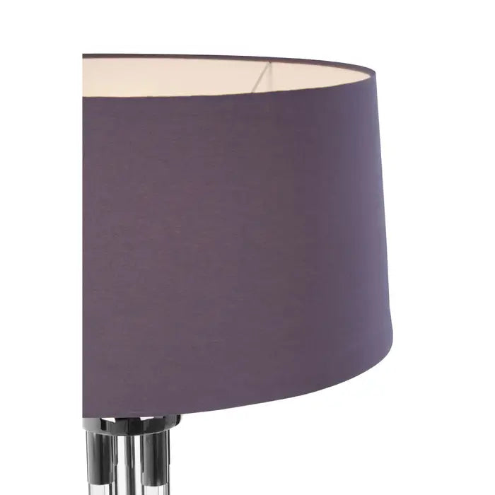 Skye Tall Acrylic And Tubular Base Floor Lamp