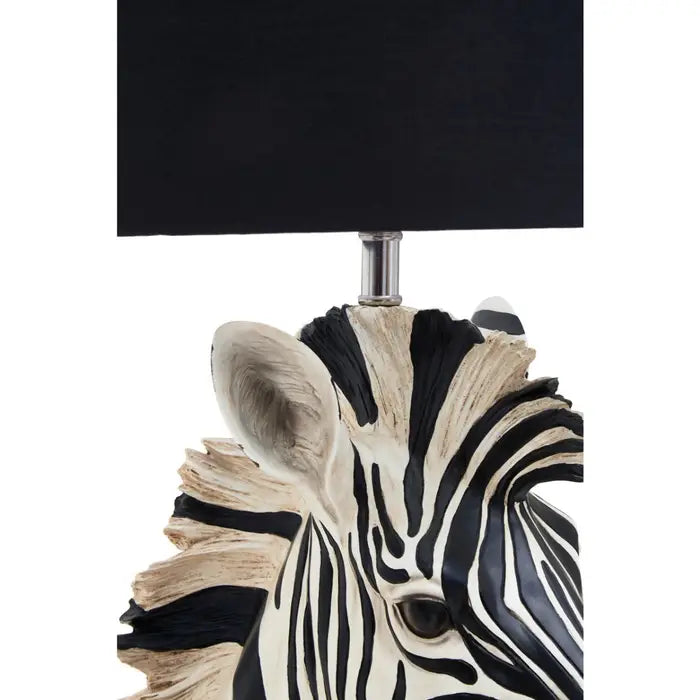 Boho Zebra Table Lamp