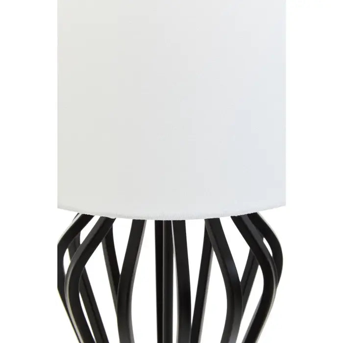Zada Black And White Table Lamp