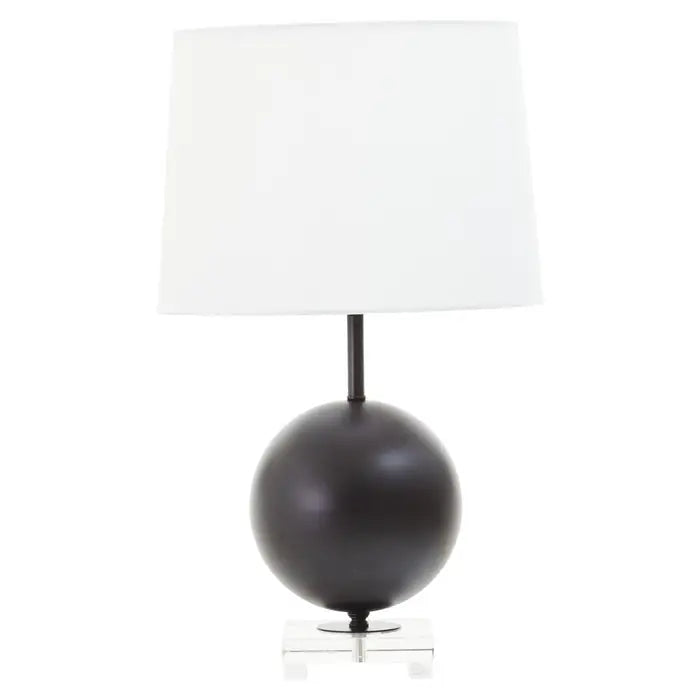 Zena Black Sphere Table Lamp