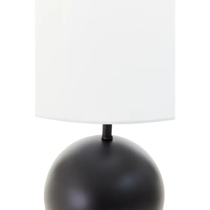 Zena Black Sphere Table Lamp