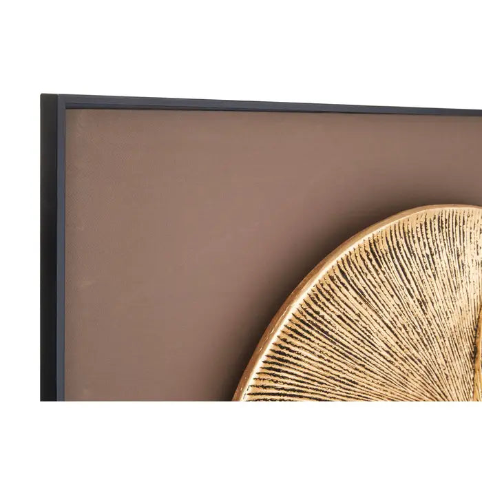 Modello Gold Finish Wood Panel Wall Art