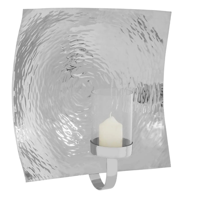 Kensington Townhouse Large Wall Sconce In Silver