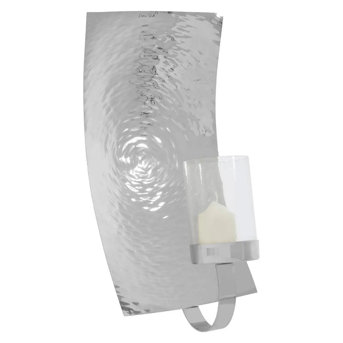 Kensington Townhouse Small Wall Sconce In Silver