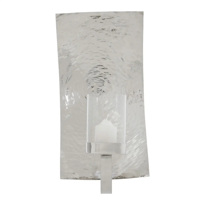 Kensington Townhouse Small Wall Sconce In Silver