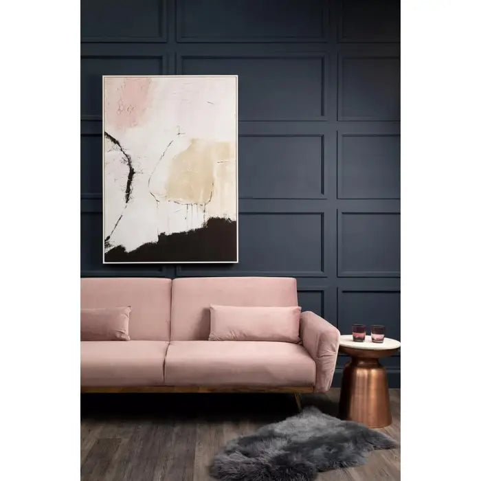 Astratto Natural Pink And Classic Wall Art