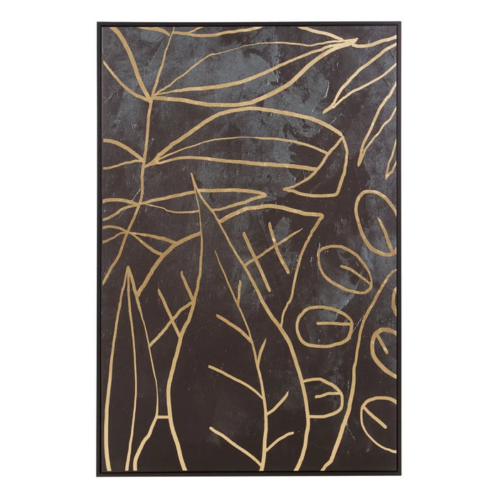 Astratto Canvas Black Wood Frame Wall Art