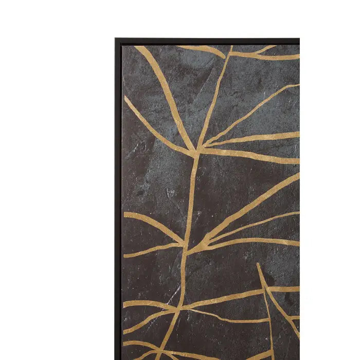 Astratto Canvas Black Wood Frame Wall Art